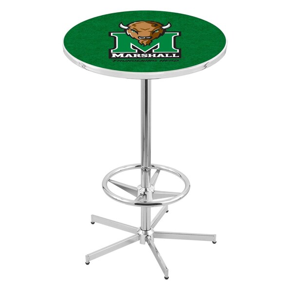 42" Chrome Marshall Pub Table
